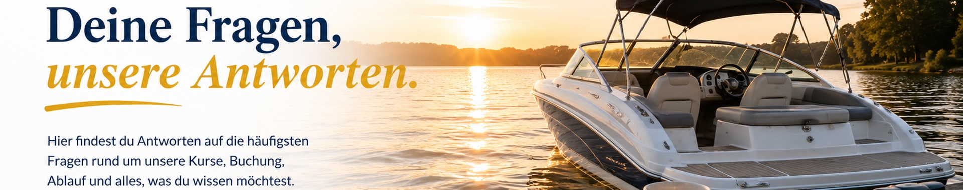 FAQ – Deine Fragen, unsere Antworten | Yachtschule Rünthe