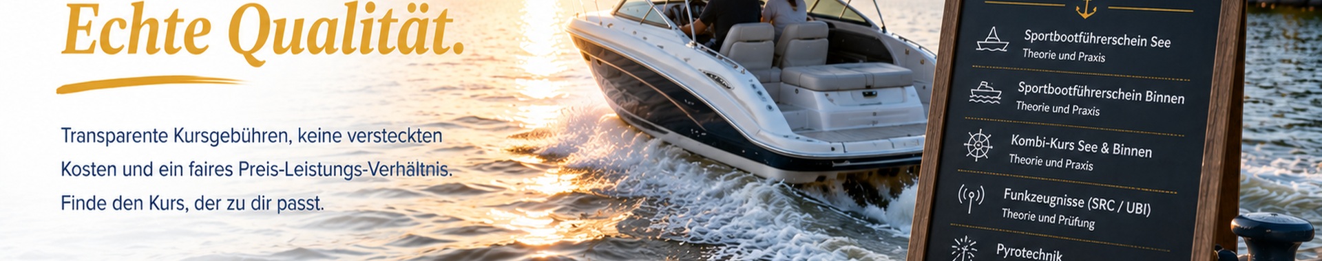 Preise & Termine – Faire Kurspreise bei der Yachtschule Rünthe